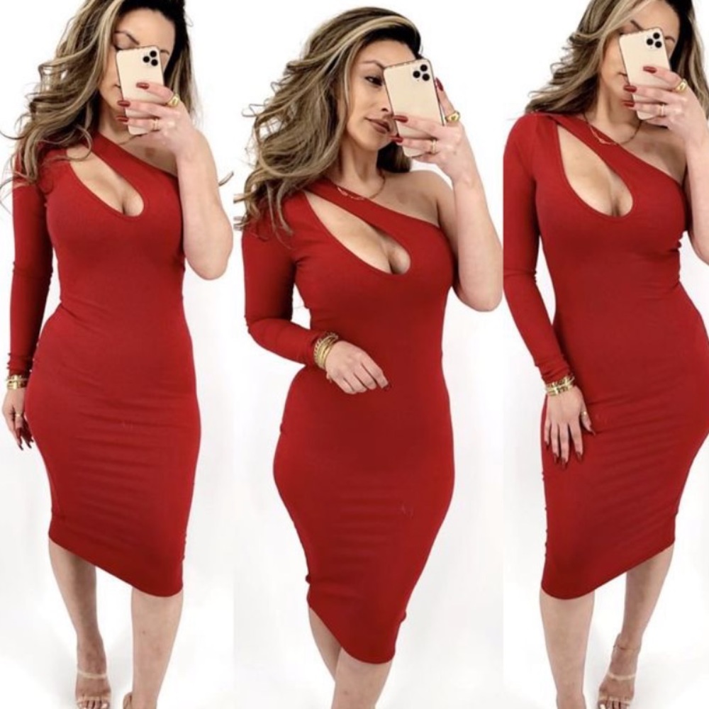 Red dress